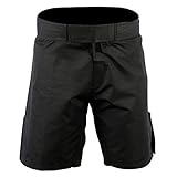 Roar 2,3 Pack MMA Grappling Kickboxing BJJ Shorts MMA Muay Thai Fight Shorts No Gi Workout Athletic Shorts (Pack of 3 (Black), Medium)