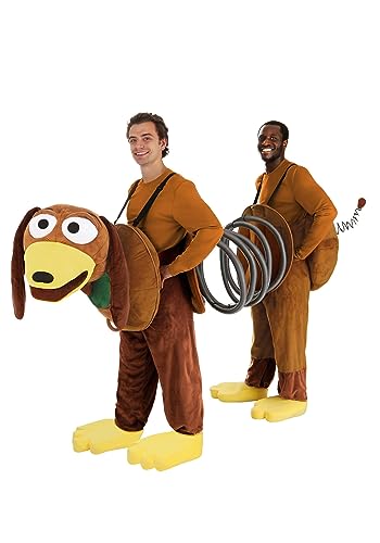 Fun Costumes Pixar Adult Toy Story Slinky Dog, Disney Movie Halloween for Men and Women Large