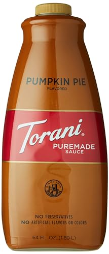 Torani Puremade Dessert Sauce, Pumpkin Pie, 64 Fl Oz Bottle