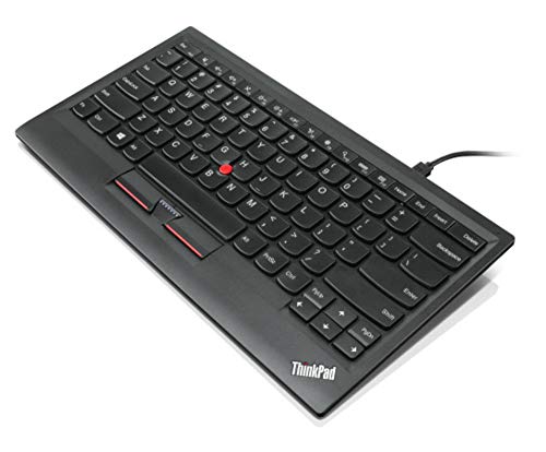 Lenovo Group Limited Lenovo ThinkPad Compact USB Keyboard with TrackPoint - US English,Black