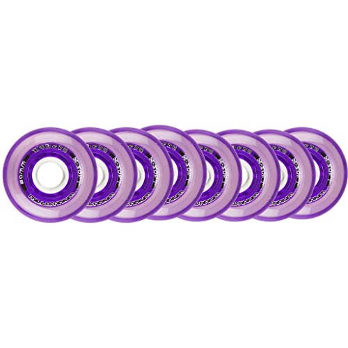 Labeda Millennium Gripper Hilo Wheels 80mm 76mm Purple Indoor Roller Hockey
