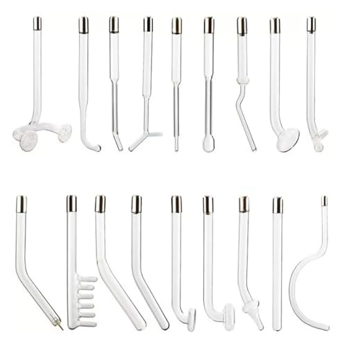 Generic Set 18 Electrodes for Violet Ray D'arsonval ""Corona"", White