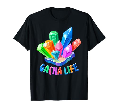 Gacha Life Crystal Gems Cute Anime Gamer T-Shirt