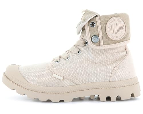 Palladium Women's Baggy Canvas Boot, Sahara/Safari, 7 M