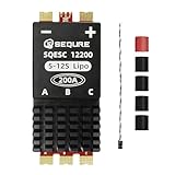 SEQURE 5S-12S Brushless ESC 200A Electric Speed Controller Forward Reverse Brake for FPV Drones Quadcopter Multi-axis Drones - BLHeli_32 Firmware (NO BEC)