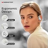 Monster Open Ear AC360, Wireless Bluetooth Rotary Earphone, with Lanyard, Upgraded Bluetooth 5.4, Touch Control, 24h Long Battery Life, IPX5 Waterproof,Long-Lasting Wear Without Fatigue