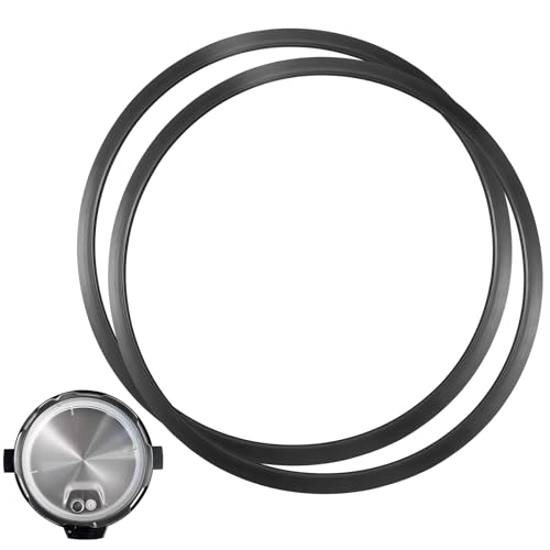S-9882 Pressure Canner Gasket, Food-Grade Silicone Pressure Cooker Sealing Ring Fits 12/16/22QT Mirro Model M-0512 / M-0522 / M-0312 / M-0406 / M-0416 / M-0526 / M-0622,2 Pack