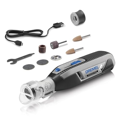 Dremel PawControl 7760-PET Dog Nail Grinder and Trimmer - Cordless & Rechargeable Pet Grooming Tool Kit - Safe for Dogs, Cats, and Small Animals (Amazon Exclusive)