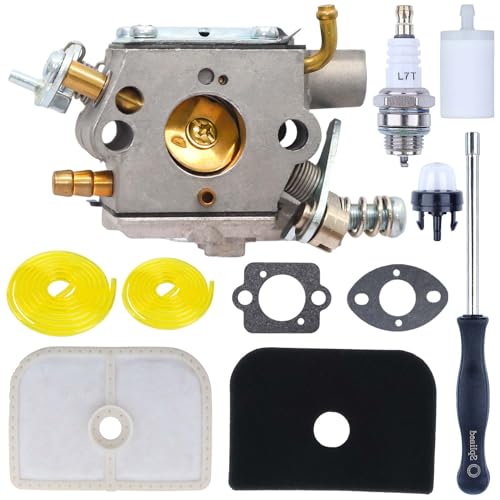 Hyceker Carburetor Air Filter Tune Up Kit for Husqvarna 525L 525LS 525LST 525RJD 525RS 525LK 525RJX 525RX Brushcutter 525ES 525ECS 522L 524L Trimmer Wead Eater 584901401 584901402 576401601 577851501