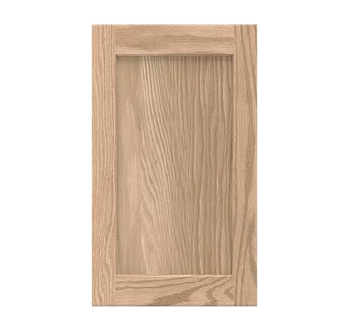 ONESTOCK 12W x 24H Unfinished Oak Kitchen Cabinet Door Replacement, Shaker Style