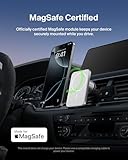 Belkin MagSafe Vent Mount Pro - MagSafe Phone Mount for Car, Magnetic Phone Holder Compatible with iPhone 16, iPhone 16 Pro, iPhone 16 Pro Max, iPhone 15 Series, iPhone 14 Series, and Mini - Gray