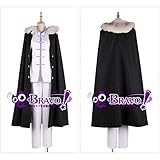 Echunchan Bungo Stray Dogs Fyodor. D Dostoevsky Cosplay Costume Men Women Halloween Party Outfit (XL, Female)