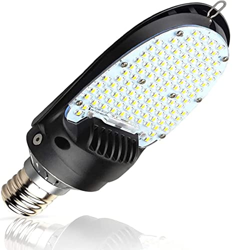 54W LED Shoebox Corn Retrofit Lamp, 7290LM 5000K Shoebox Corn Light Bulb Rotatable E39 Mogul Base, 180° Paddle LED Bulb (200W MH Equiv.) for Parking Lot Wall Pack Street Lighting - UL Listed