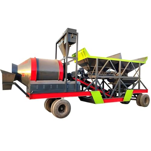 Automatic Concrete Mixing Plant for Construction, High-Efficiency Cement Batching System, Industrial Concrete Mixer for Large Projects