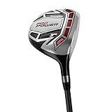 Powerbilt Pro Power Complete Golf Set for Men with Cart Bag (Graphite Shafts in All Woods, Irons and Wedge) Left Handed