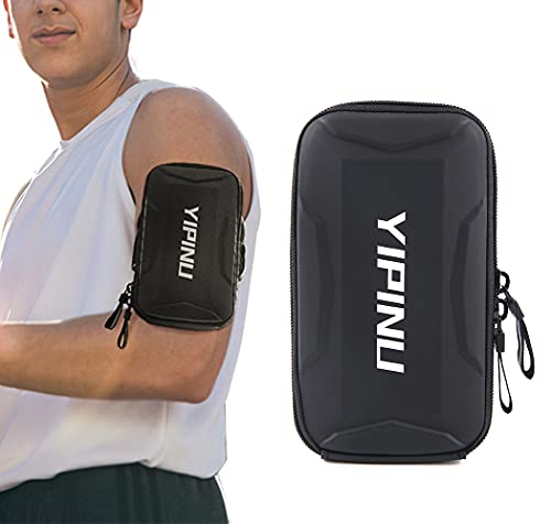 Dxyufazhe Outdoor Sports Multifunctional Armband Waterproof Running Sports Fitness Mobile Arm Bag, Compatible with iPhone 15 Pro Max 15 XS XR 8, Galaxy S25 S20 S10 Plus for Men & Women (Black)