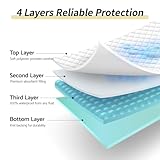 CoolShields Waterproof Bed Pads Incontinence 34'' x 52'' (2 Pack) Washable Reusable Bedwetting Mattress Protector Pad for Kids, Adults, Elderly, and Pets