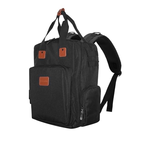 NADAENMF Barber Supplies Bags Backpack for Men, Large Cosmetology Bag Hairstylist Traveling Bag, Backpack for Barber