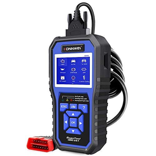 KONNWEI KW450 All System OBD2 Scanner with 9 Special Functions for VAG Vehicles Diagnosis Code Reader Oil SAS EPB TPS Reset Injector Coding DPF Lamp Adjust Suspension Scan Tool