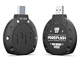 PixelFlash CF Card Reader - Compact Flash Card Reader, USB 3 Card Reader for Computer - Tactical SuperSpeed CompactFlash Memory Adapter, Rugged Anti-Scratch Exterior Classic - No-Bend Pins, Black