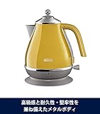 DeLonghi KBOC1200J-Y [Electric kettle Icona Capitals New York yellow] Japan Import