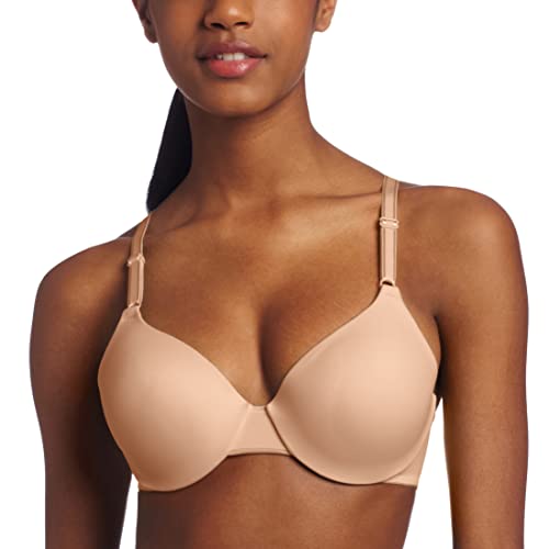 Warner's Women's Cushioned Underwire Lightly Lined T-Shirt Bra 1593, Toasted Almond, 34C