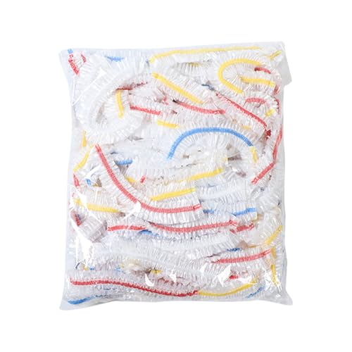 GSHLLO 300 Pcs Elastic Plastic Food Covers Cling Film Food Bags Elasticated Bowl Fruit Covers Fresh Keeping Bags Keep Food Fresh Covers Food Wrap Storage Covers for Picnic