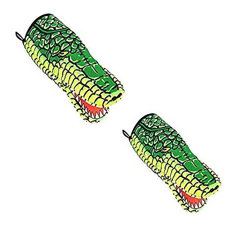 Oven Mitt Alligator Animal Oven Mitts Set of 2, One Size Heat Resistant Oven Gloves Safe Cooking Baking Grilling Barbecue (2 Pack)