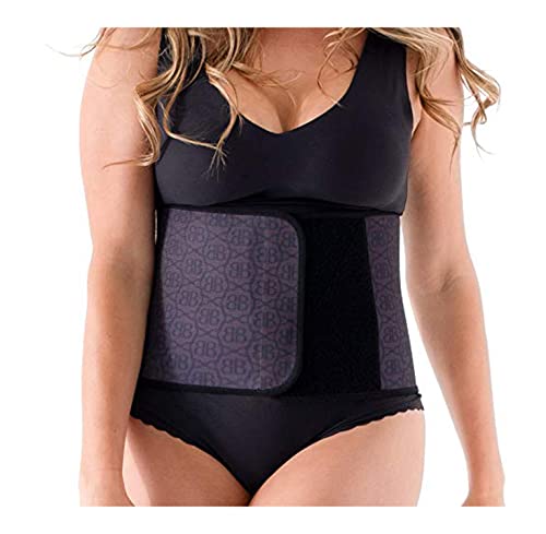 Belly Bandit Original Postpartum Belly Wrap - Belly Wrapping & Compression for Postpartum Recovery - Ease Back Pain, Promote Mobility & Core Support, Black, Medium