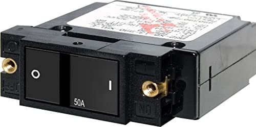 Blue Sea Systems 7408 A-Series Flat Rocker Single Pole 50A Circuit Breaker