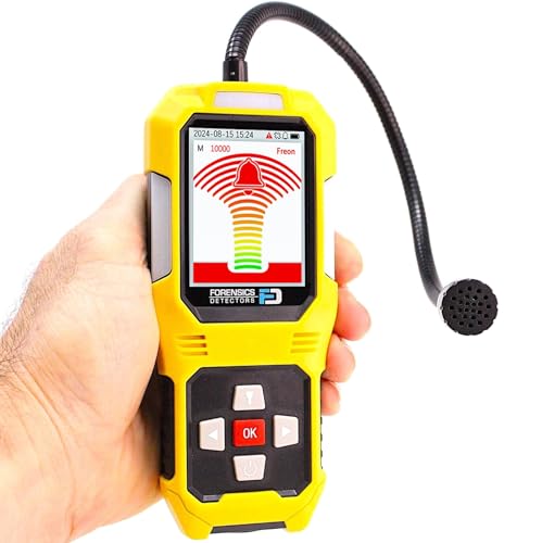Freon Leak Detector | 10ft Drop Test Pass | AC Refrigerant Detector | for HVAC, Vehicle, Auto, Portable, Industrial Sniffing, Halogen, R143A, CFCs, HFCs, HCFCs, and HFOs