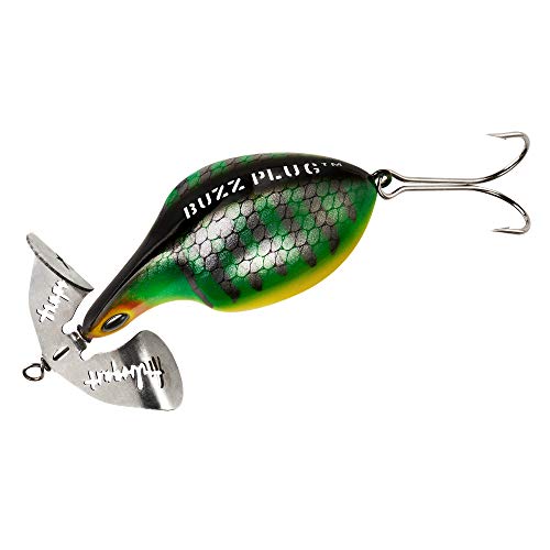 Arbogast Buzz Plug, Floating Buzzbait Fishing Lure, Freshwater Fishing Lures for Bass Catching, Perch, Standard, 2 7/8 in, 1 oz