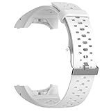 Weinisite Wrristband for Polar M400/Polar M430,Replacement Soft Silicone Band For M400/Polar M430 Sport Watch (White)