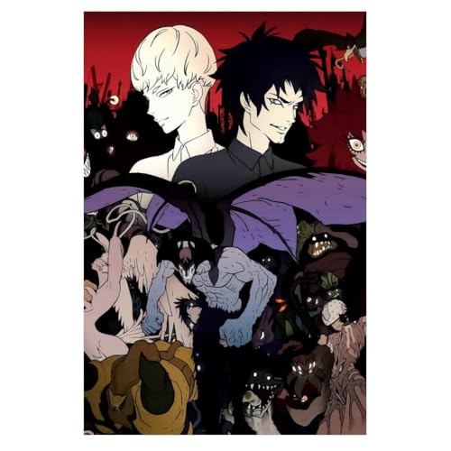 VANCOSTAR Devilman Crybaby Akira Fudo Ryo Asuka Horror Supernatural Anime Poster Manga Art 12x16 Poster