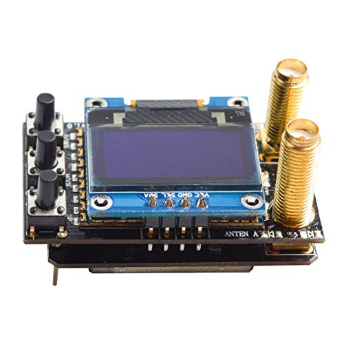 AKK Diversity RX 5.8G 80CH FPV Receiver Module Built-in Low Power Buzzer SMA Female Diversity Receiver with Two RX Modules Compatible with FatShark Goggles