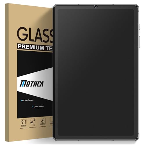 Mothca Matte Glass Screen Protector for Samsung Galaxy Tab S6 Lite 10.4-inch (2024/2022/2020) Anti-Glare & Anti-Fingerprint Tempered Glass Film, Smooth as Silk, Case Friendly, S Pen Compatible