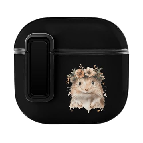 Cute Hamster Protective Cover Compatible with AirPods 4 Case Fashion Shockproof Skin