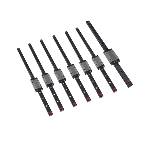 V2.4 R2 3D Printer 6PCS MGN9H 1PCS MGN12H Linear RailDIY Rail Kit 250/300/350mm Build High Quality Linear for Voron 2.4 R2(Black,R2 350mm Build)