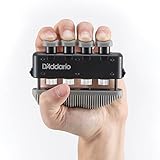 D'Addario Accessories Varigrip+ Finger Strengthener - Finger Exerciser & Guitar Trainer with Simulated Strings for Callus Building - Strengthening & Coordination Tool for Guitar Players