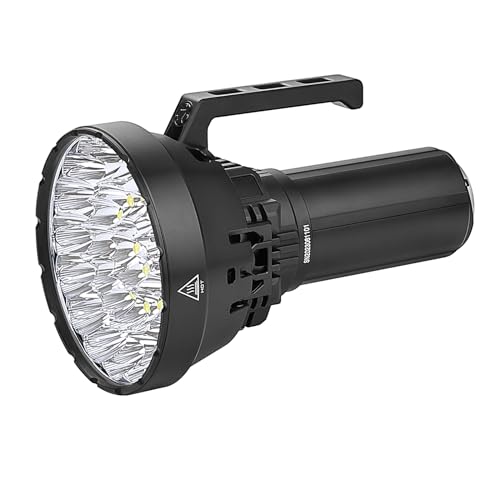 IMALENT MS32 Brightest Flashlight 200,000 Lumens, Cree XHP70.2 LEDs Tactical Flashlights High Lumens with 8 Modes Type-C Rechargeable Flash Light for Outdoor, Emergency and Caving