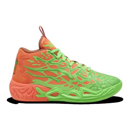 PUMA Kids Boys Mb.04 Teenage Mutant Ninja Turtles Basketball Sneakers Shoes - Green - Size 6.5 M