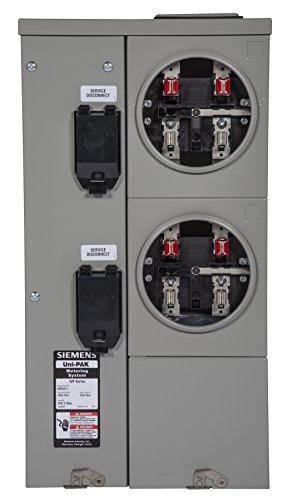 Siemens 200A, 5 Jaw, 125A per Position,2 Position, Ringless Cover, Horn Bypass