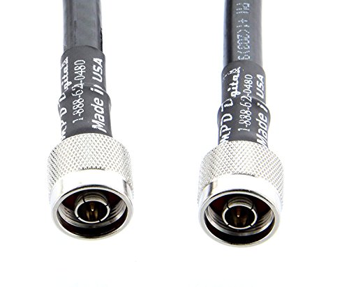 MPD Digital I LMR400 Times Microwave Coaxial Cable I N Male to N Male Connectors I Low Loss RF Coax I Jumper, CB, Ham Radio, Transmitters, Antenna I 10 FT