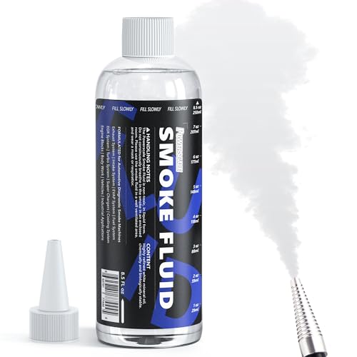 PowerScale Smoke Machine Liquid - 8.5oz(250ml) - Smoke Fluid Refill Solution for Automotive Smoke Machine Testing - EVAP, Vacuum, Fuel, Exhaust Systems, Turbo & Super Charger