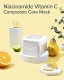 Mary&May Niacinamide Vitamin C Daily Mask - Quick Dispenser Type Korean Face Mask Sheet for Radiance Clear Skin - Dark Spot Correction and Luminous Skin - Hypoallergenic and Eco-Friendly, 30 Sheets