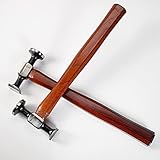 WUTA Leather Mallet Hammer Carbon Steel Double Head Hammer Cobbler Hammer for Professional Leather Craft Tool