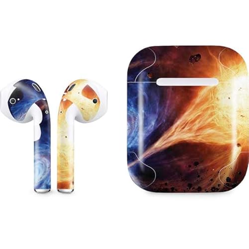 Skinit Decal Audio Skin Compatible with Apple AirPods - Officially Licensed StockTrek Binary System Orbiting Near a Black Hole Design