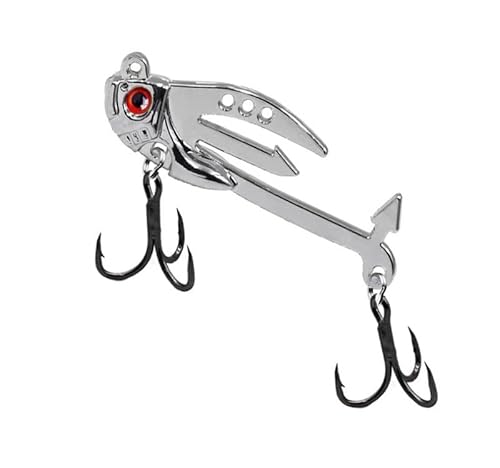 Cuoyuqie 10 pcs Blade Metal VIB Fishing Lures Casting Wobbler Vibration Baits Trout Bass (5.8cm/11.5g 2.3" 3/8oz 10pcs)