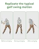 VILEMALEN Golf Grip Swing Training Aid - Superior Golf Training Aid, Unmatched Grip Trainer, Ideal for Golf Practice & Training (Right Hand, Black)