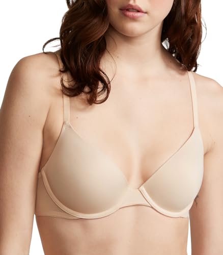 Victoria's Secret Pink Wear Everywhere T-Shirt Bra, Lightly Lined, Smooth, Bras for Women, Beige (34B)